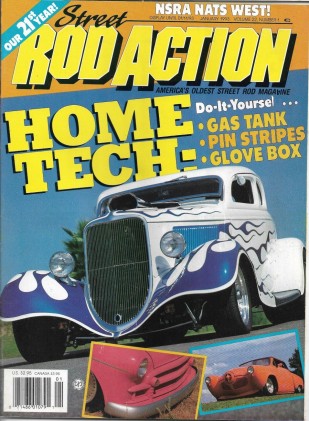 STREET ROD ACTION 1993 JAN - DIY GAS TANK/PIN STRIPES/METAL GLOVE BOX, MOPARS